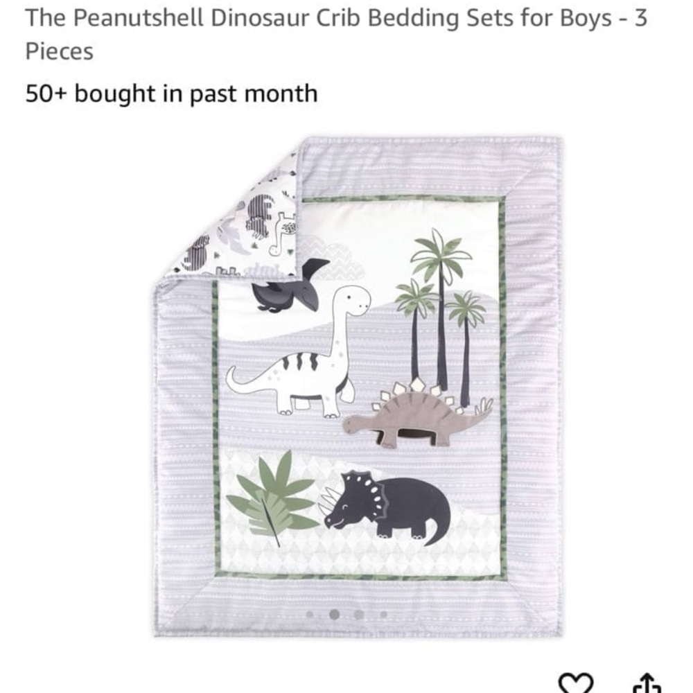 Baby peanut shell crib bedding set